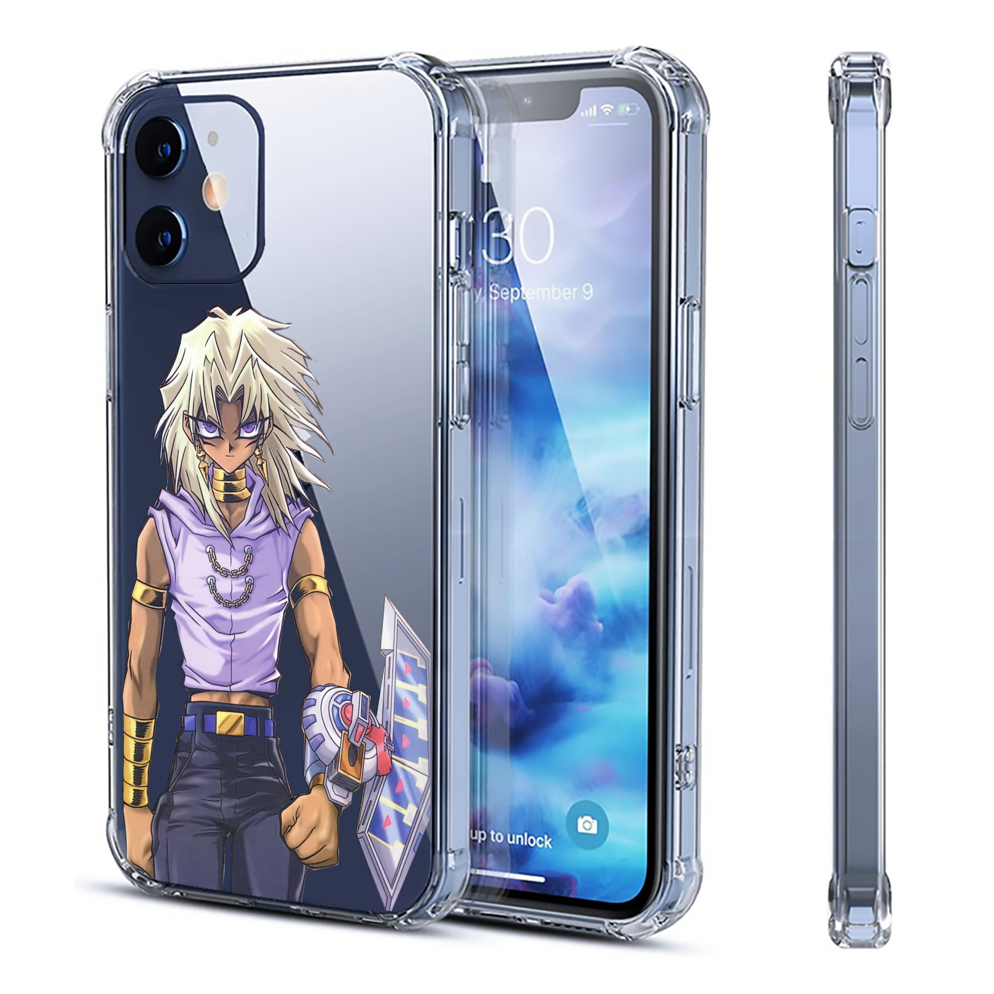 （画像用） 遊☆戯☆王 Yu-Gi-Oh! 【iPhone 12シリーズ対応】透明スマホケース（クリアソフトケース）